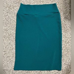 Cassie like New Lularoe Skirt Teal medium